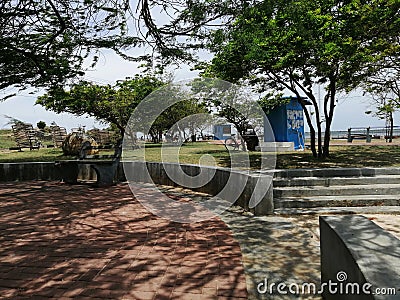 The Jaffna Pannai beach park in Sri Lanka Stock Photo