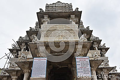 Jagdish temple, Udaipur,, India Editorial Stock Photo