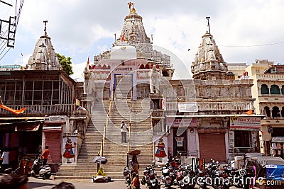 Jagdish Temple, Udaipur, Rajasthan Editorial Stock Photo