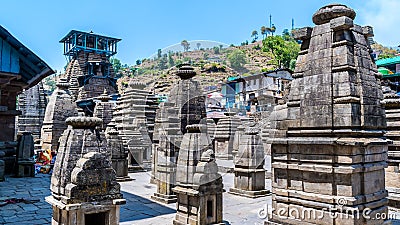 Jageshwar Dham, Jyotirlinga, Almora, Uttarakhand Editorial Stock Photo