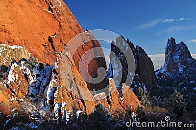 Jagged mountains Stock Photo