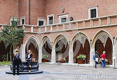 The Jagiellonian University. Collegium Maius Editorial Stock Photo