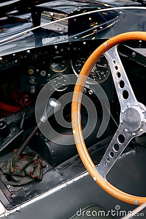 Jaguar_D Type 0VC 501 luxury race car Editorial Stock Photo