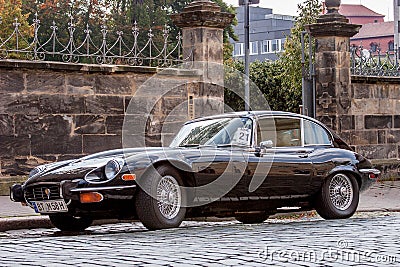 Jaguar E-Type Editorial Stock Photo