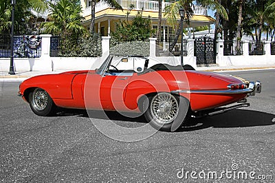 1961 Jaguar E Type Convertible Editorial Stock Photo