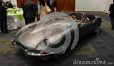 1961 jaguar e-type convertible Editorial Stock Photo