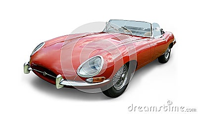 Jaguar E-type Stock Photo