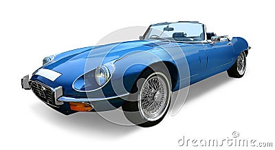 Jaguar E Type Editorial Stock Photo