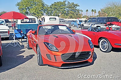 Jaguar F-Type Editorial Stock Photo