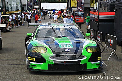 Jaguar race car Editorial Stock Photo