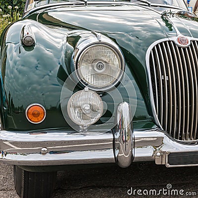 Jaguar Retro Vintage Car Editorial Stock Photo