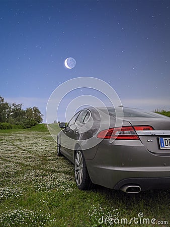 Jaguar xf Stock Photo