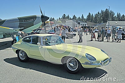 Jaguar XKE Coupe Editorial Stock Photo