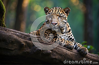 Exploring the world of jaguars Stock Photo