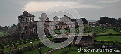 Jahaz Mahal of Mandu Madhya Pradesh Stock Photo