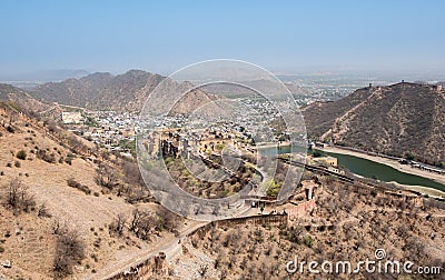 Jaigarh fort, Amer city, Jaipur Stock Photo