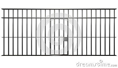 Jail Cell Bars Stock Photo