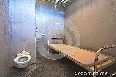 Jail cell Stock Photo