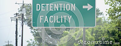 Jail and Detention Center Stock Photo