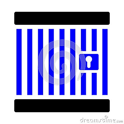 Jail, Lockup Icon Vector Illustration