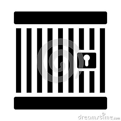 Jail, Lockup Icon Vector Illustration