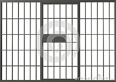 Jail Prison Bars Illustration Stock Photo