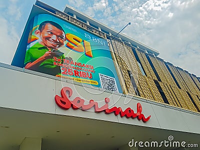 the new Sarinah building, one of the oldest modern shopping centre in Jakarta Editorial Stock Photo