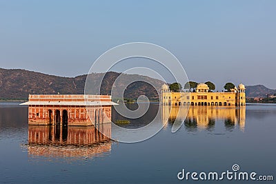 Jal Mahal (Water Palace). Jaipur, Rajasthan, India Stock Photo