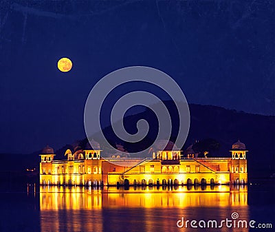 Jal Mahal (Water Palace). Jaipur, Rajasthan, India Stock Photo