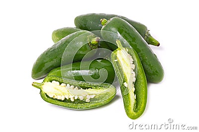 Jalapeno Pepper. Stock Photo