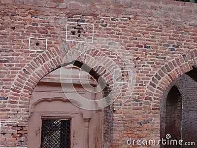 Jallianwala Bagh massacre bullet firing Stock Photo