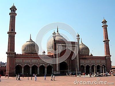 Jama Masjid Editorial Stock Photo