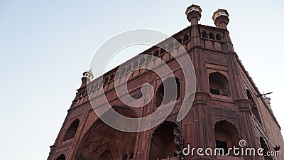 Jama Masjid at delhi, World Heritage Editorial Stock Photo