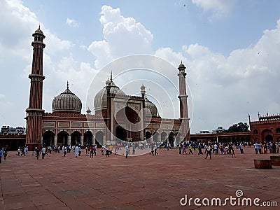 Jama masjid Editorial Stock Photo
