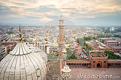 Jama masjid in new delhi Stock Photo