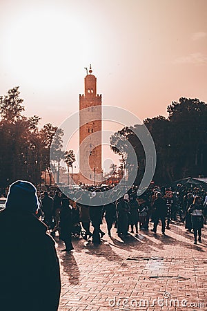 Jamaa El Afna Square Marrakech Morocco Editorial Stock Photo