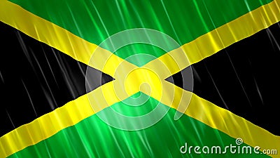 Jamaica Flag Stock Photo