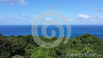 Jamaica mystic mountain Stock Photo