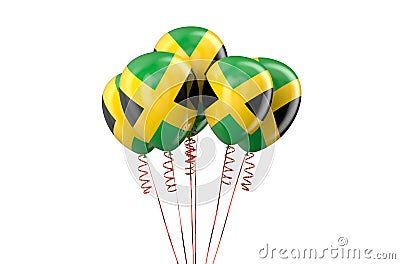 Jamaica patriotic balloons, holyday concept Stock Photo