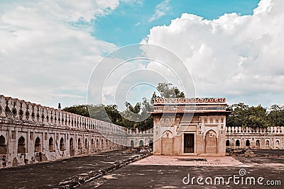 Jamali Kamali Tomb at Mehrauli Archaeological Park Stock Photo