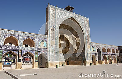 Jame Mosque, Isfahan, Iran, Asia Editorial Stock Photo