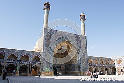 Jame Mosque, Isfahan, Iran, Asia Editorial Stock Photo