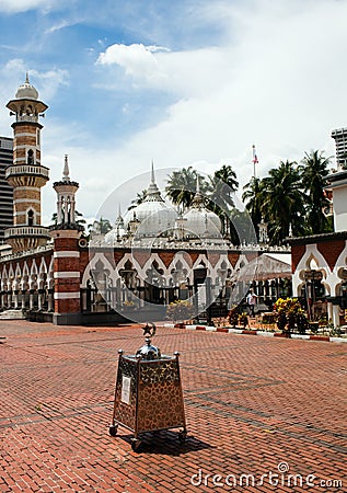 Jamek Mosque Stock Photo