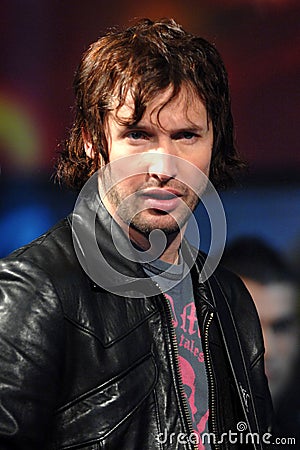 James BluntLive concert of James Blunt at the Rai broadcast Editorial Stock Photo