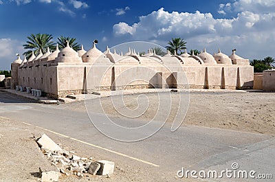 Jami al-Hamoda Mosque in Jalan Bani Bu Ali, Sultanate of Oman Stock Photo