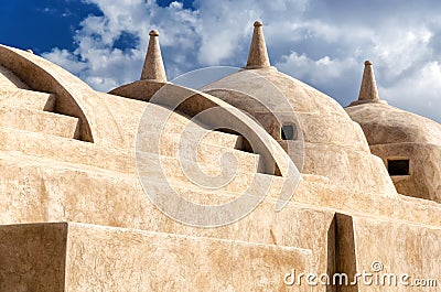 Jami al-Hamoda Mosque in Jalan Bani Bu Ali, Sultanate of Oman Stock Photo