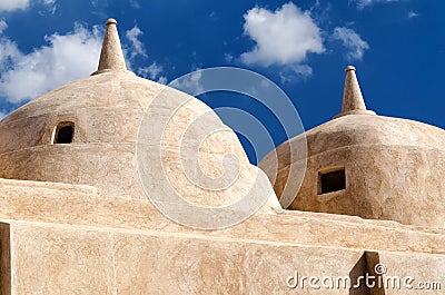 Jami al-Hamoda Mosque in Jalan Bani Bu Ali, Sultanate of Oman Stock Photo