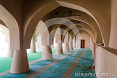 Jami al-Hamoda Mosque in Jalan Bani Bu Ali, Sultanate of Oman Stock Photo