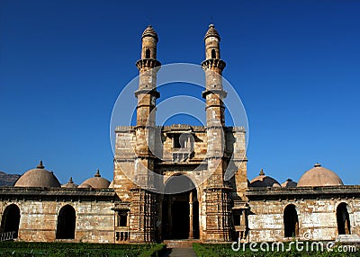 Jami Mosque, Champaner, Gujarat Stock Photo