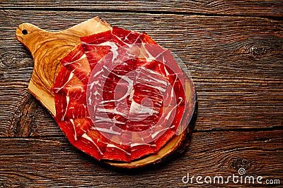 Jamon iberico han from Andalusian Spain Stock Photo